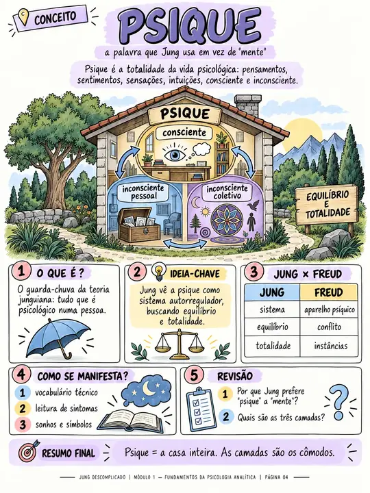 Mapa visual — conceito do Módulo 1